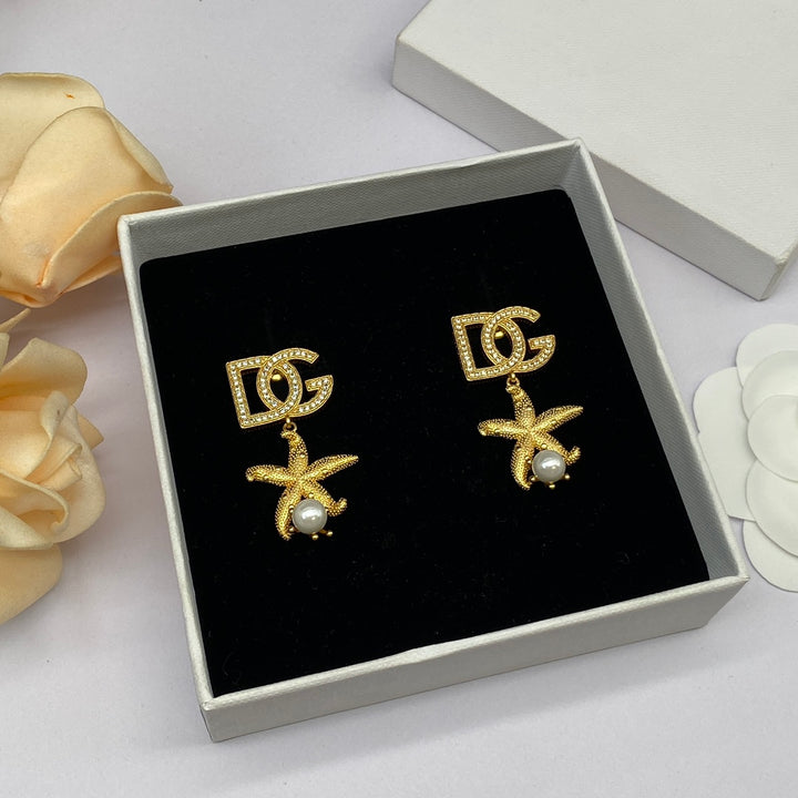 Luxury  Starfish Earrings