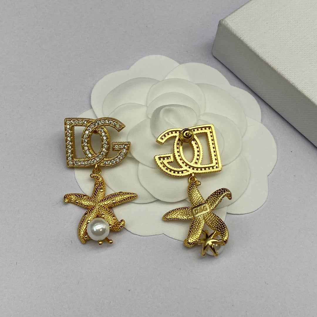 Luxury  Starfish Earrings