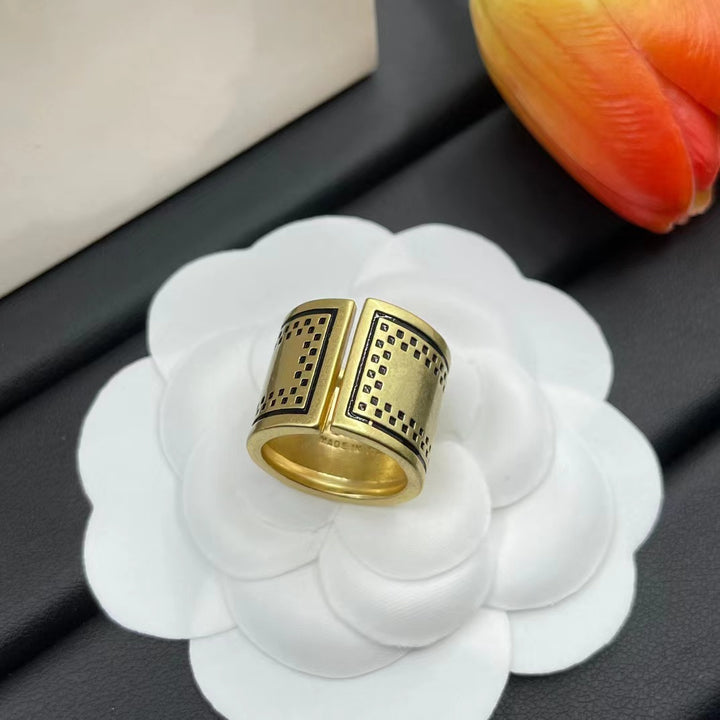 two color fashion open ring&nbsp;