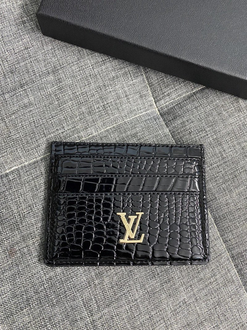 Crocodile Print 7 Card Card Case