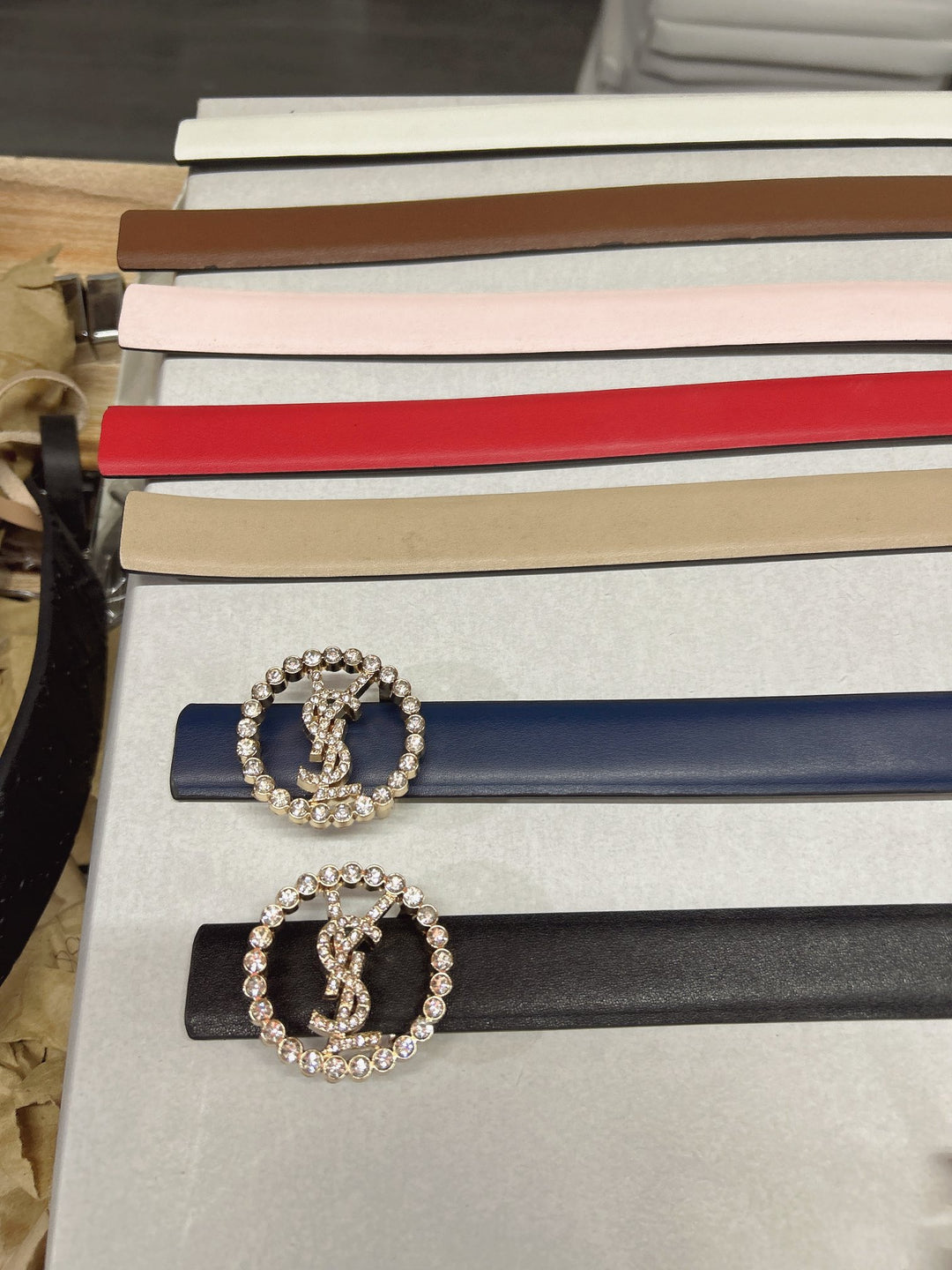 2024 Fashion 7 Color Cowhide Belt