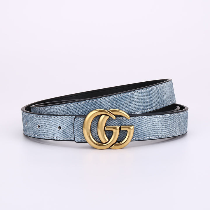 2024 Classic Double G Buckle Colorful Belt