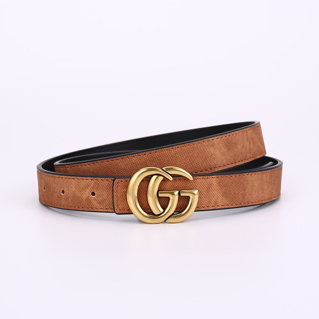 2024 Classic Double G Buckle Colorful Belt