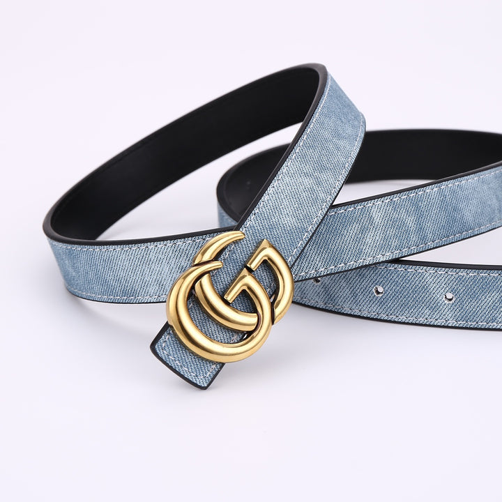 2024 Classic Double G Buckle Colorful Belt