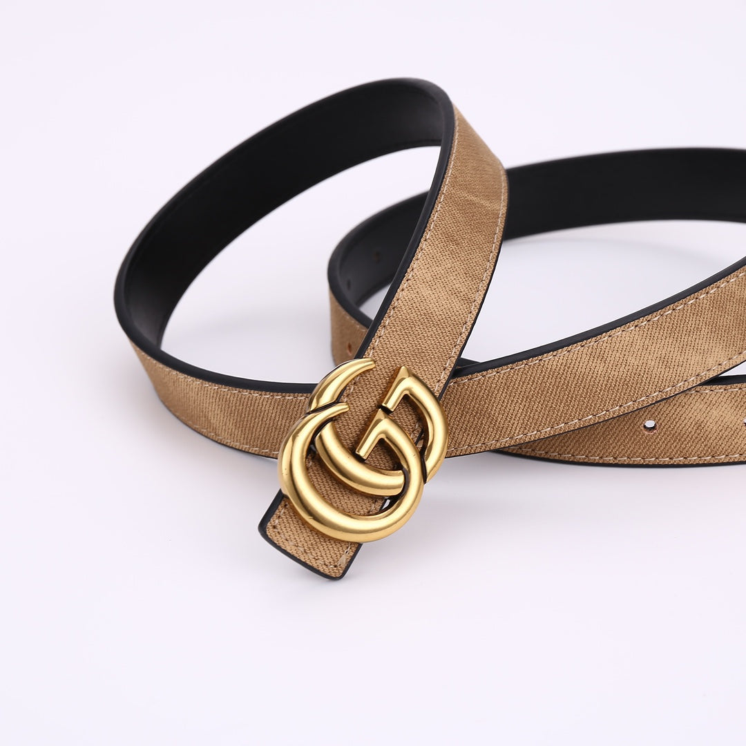 2024 Classic Double G Buckle Colorful Belt