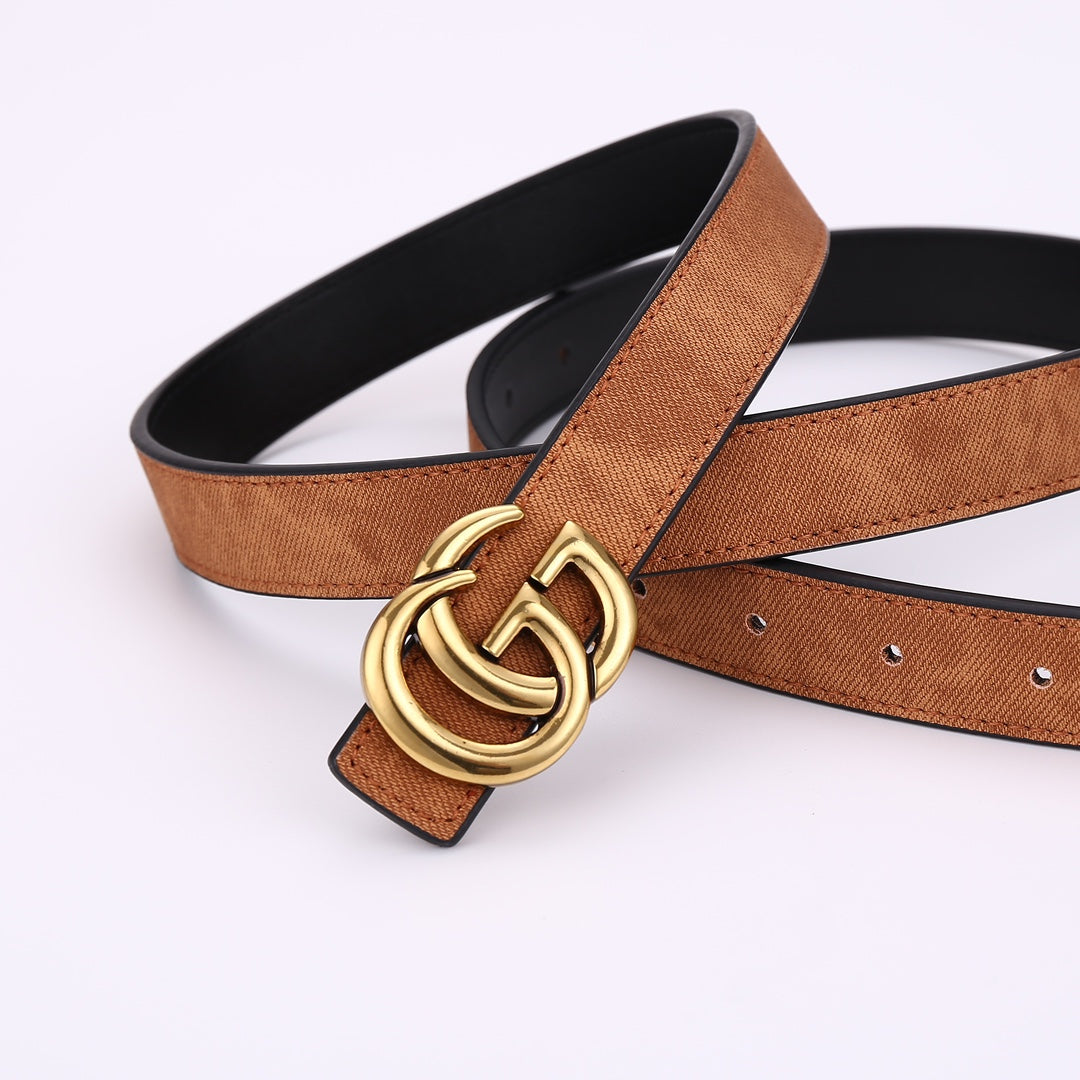 2024 Classic Double G Buckle Colorful Belt