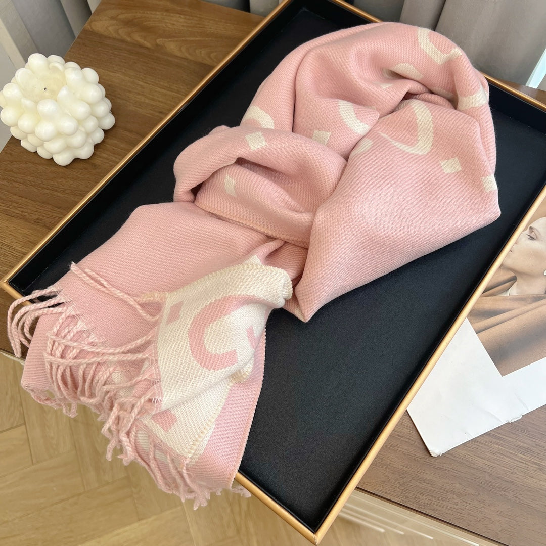 4 colors double G fall and winter scarf