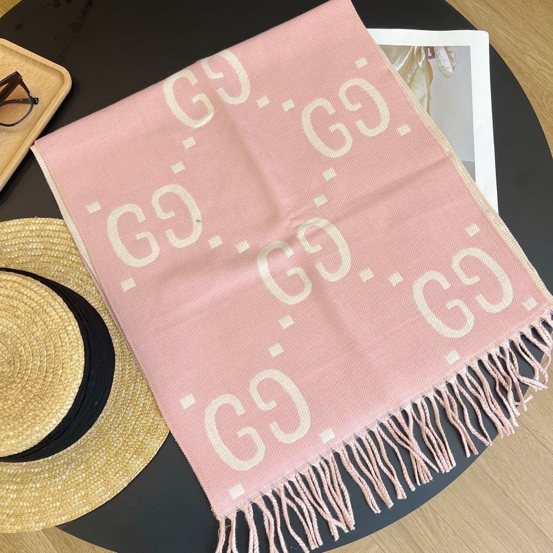 4 colors double G fall and winter scarf