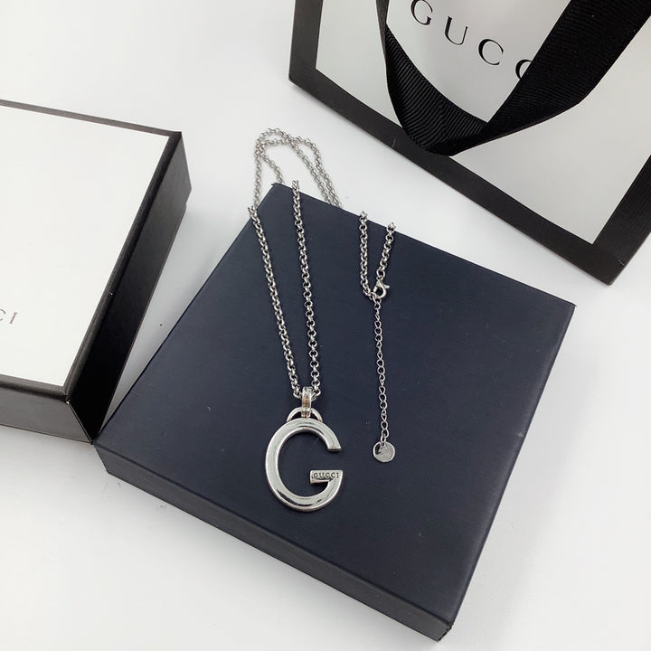 Classic G Letter Pendant Necklace