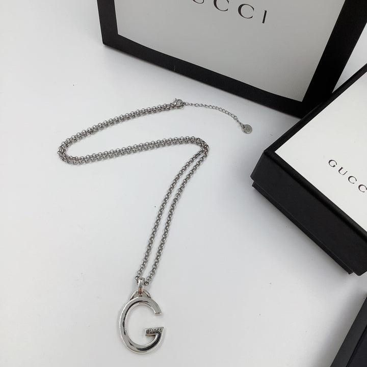 Classic G Letter Pendant Necklace