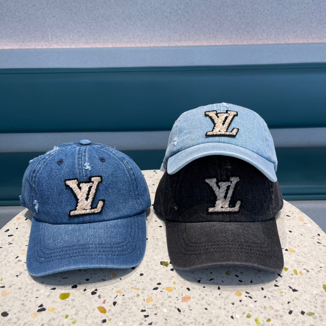 3 Color New Denim Washed Embroidered Baseball Cap