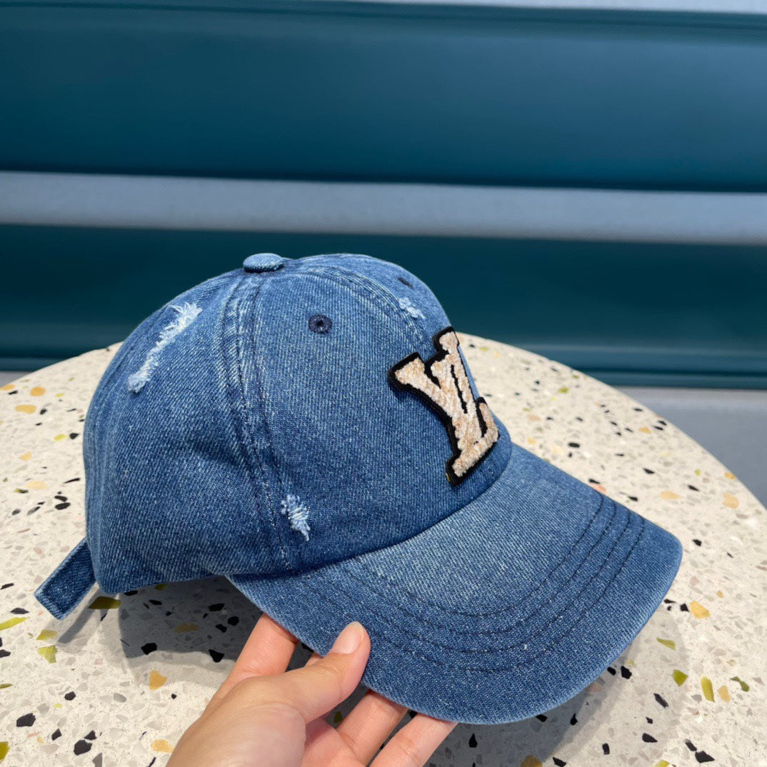 3 Color New Denim Washed Embroidered Baseball Cap