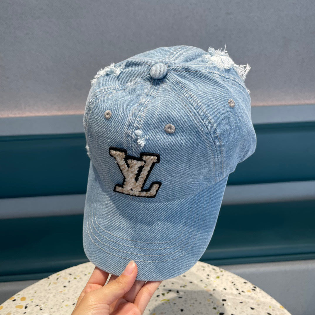 3 Color New Denim Washed Embroidered Baseball Cap