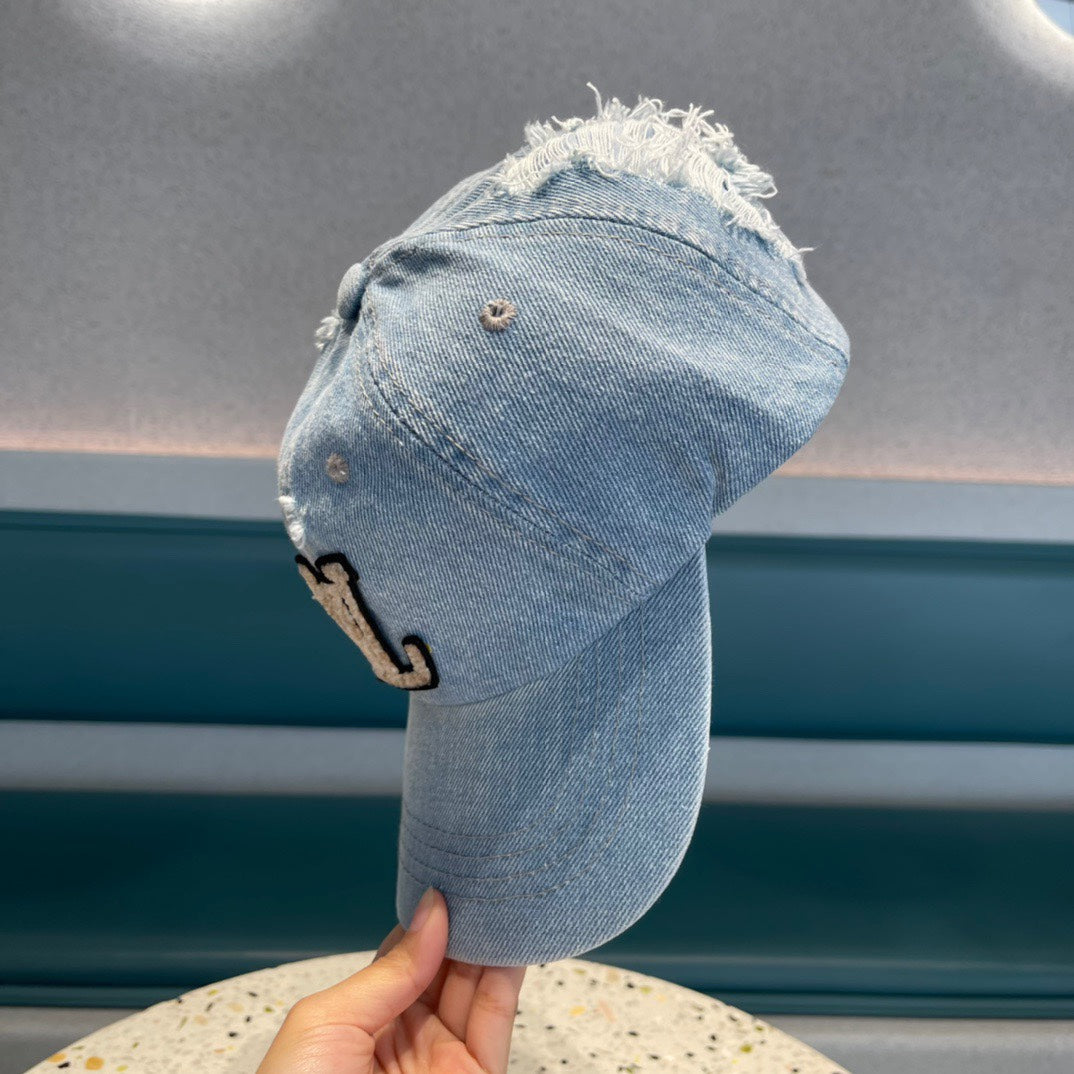 3 Color New Denim Washed Embroidered Baseball Cap