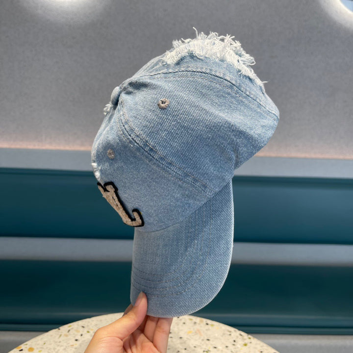 3 Color New Denim Washed Embroidered Baseball Cap