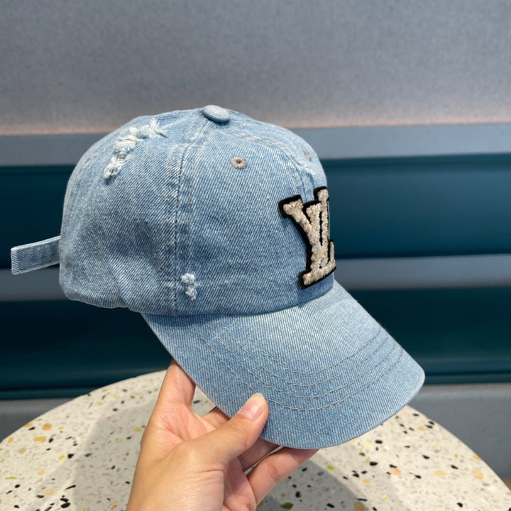 3 Color New Denim Washed Embroidered Baseball Cap