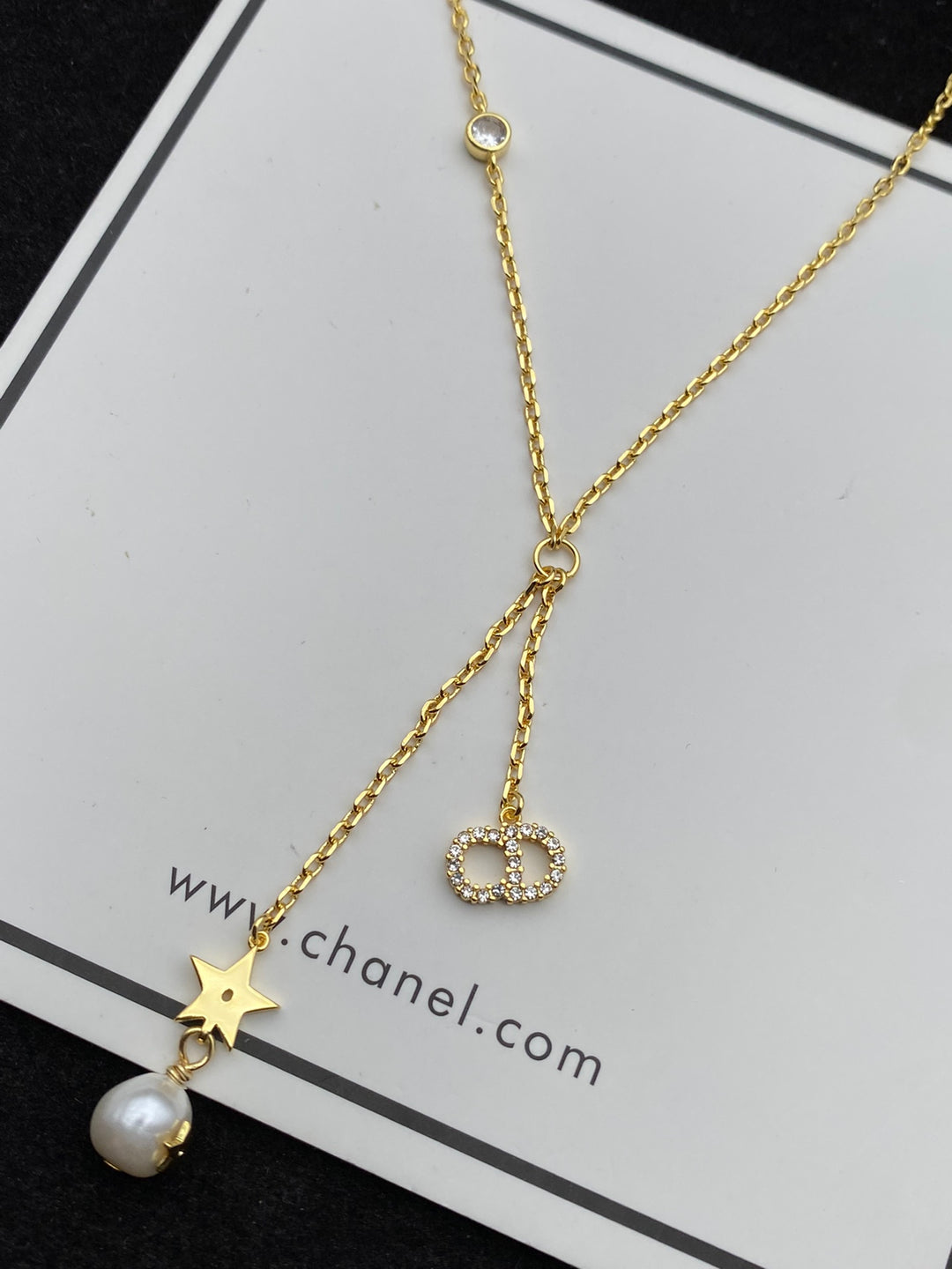 Luxury Star CD Tassel Necklace