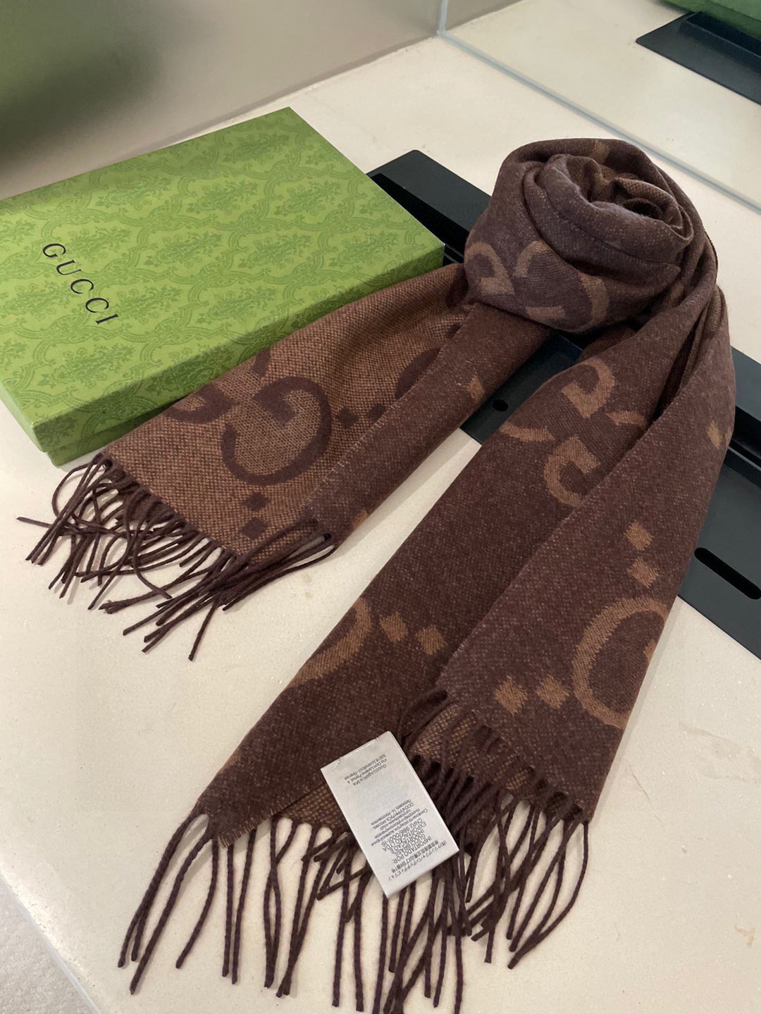 new double-sided cashmere scarf - fashion