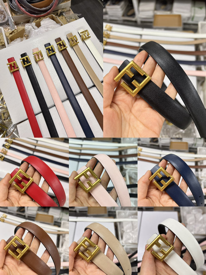 7 colors ladies leather belt