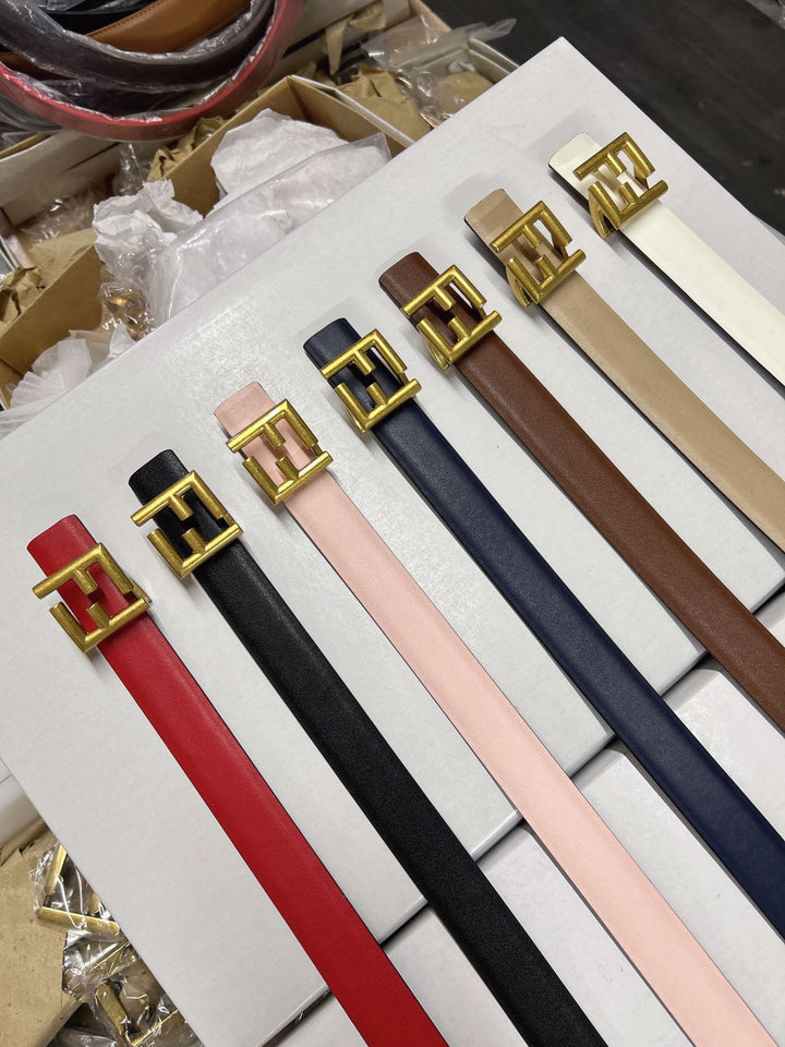 7 colors ladies leather belt