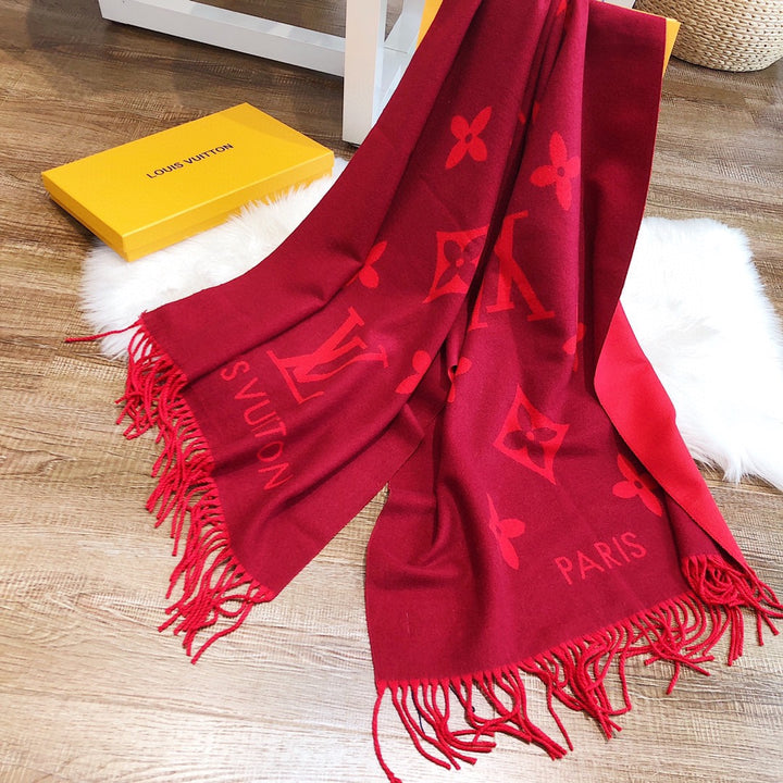 Autumn and Winter Cashmere Blend Scarf - Elegant