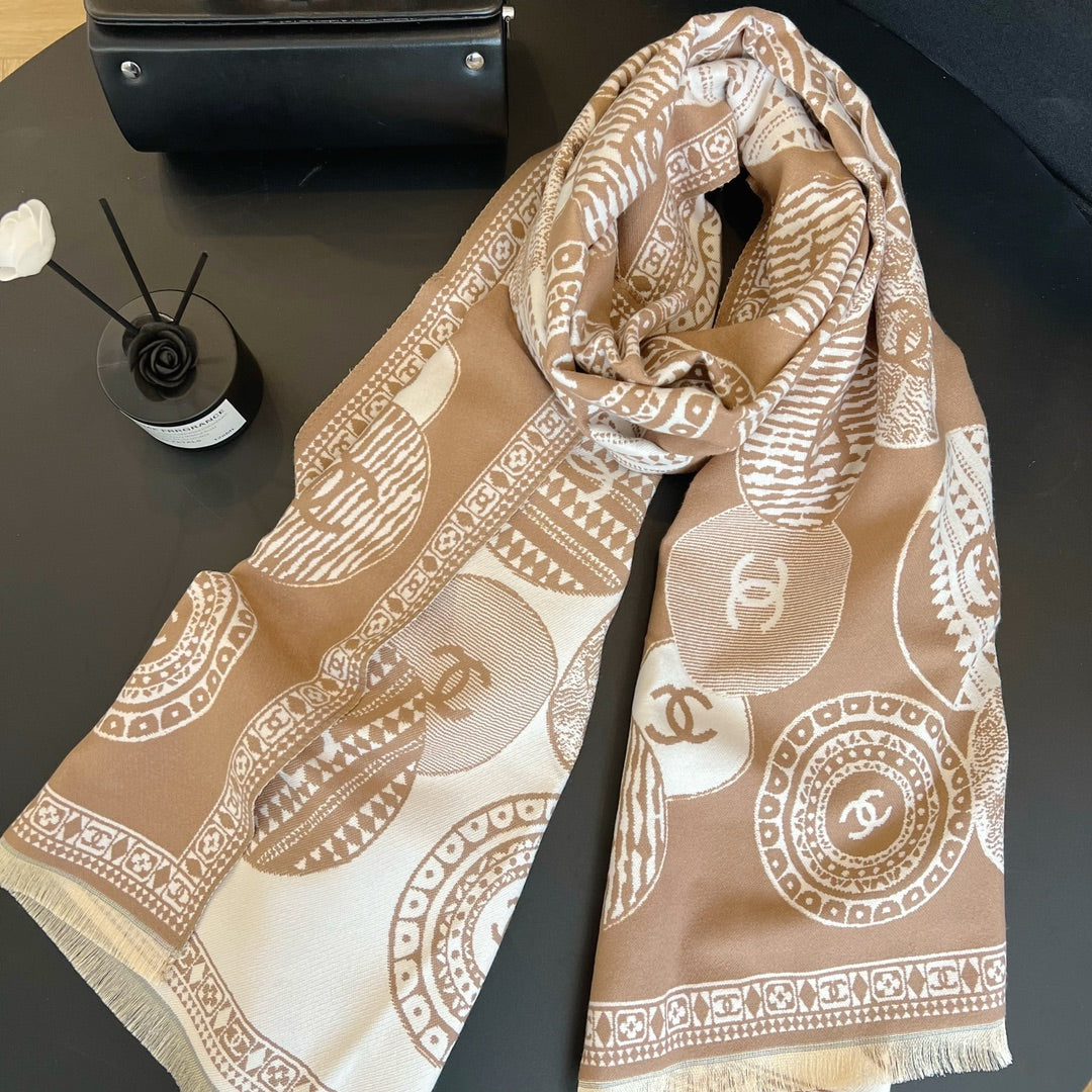 2024 new fall and winter scarf-check pattern