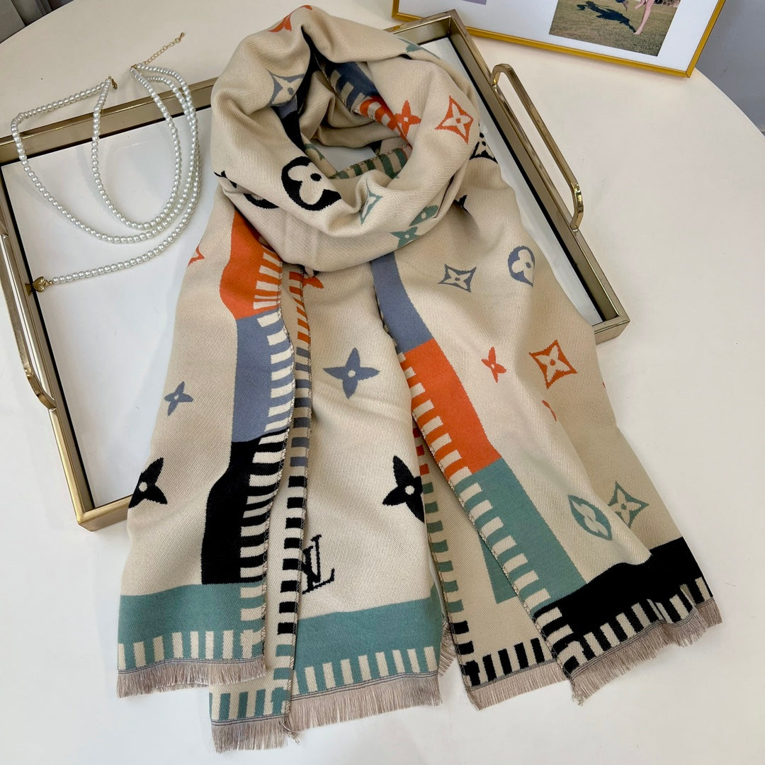 2024 fall and winter new scarf-small fresh