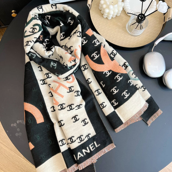 2024 Double C Graffiti Fall and Winter Scarf-Fashion