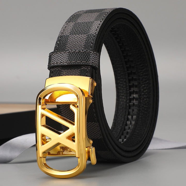 2024 new alloy buckle automatic buckle belt