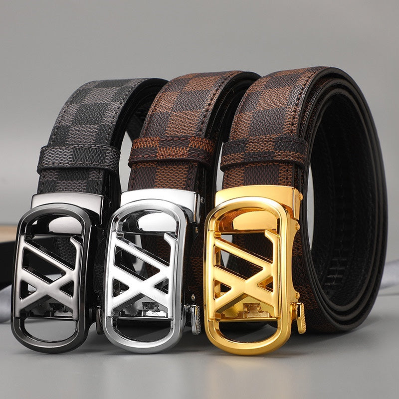 2024 new alloy buckle automatic buckle belt