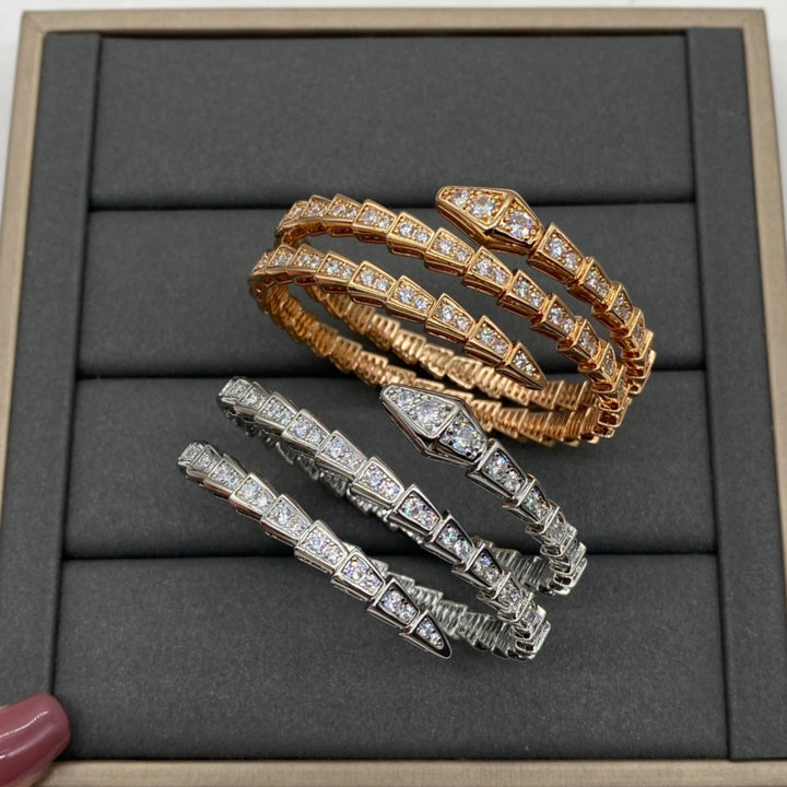 Classic Triple Full Diamond Bracelet