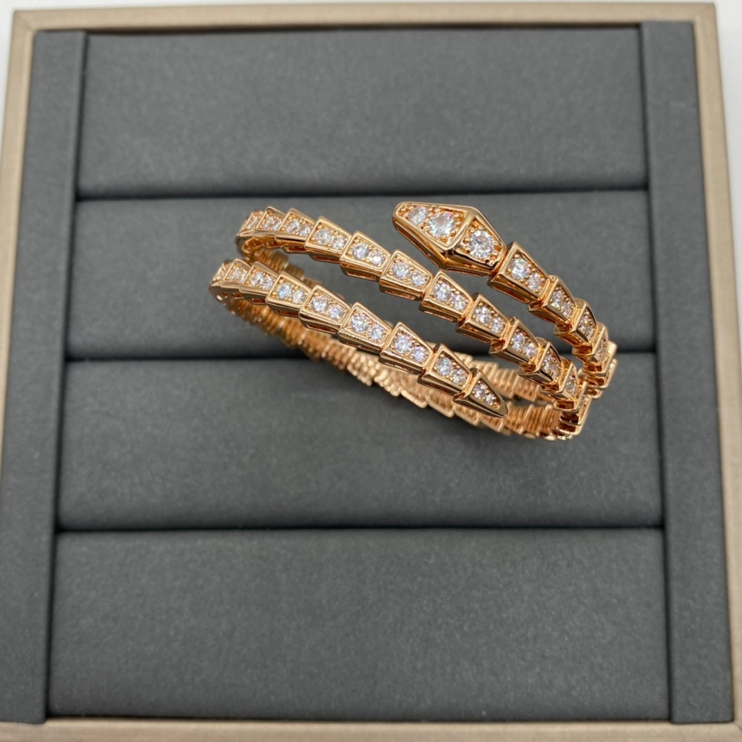 Classic Triple Full Diamond Bracelet