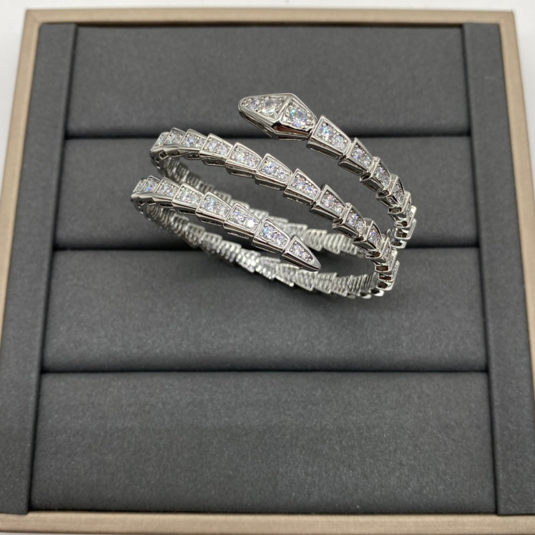 Classic Triple Full Diamond Bracelet