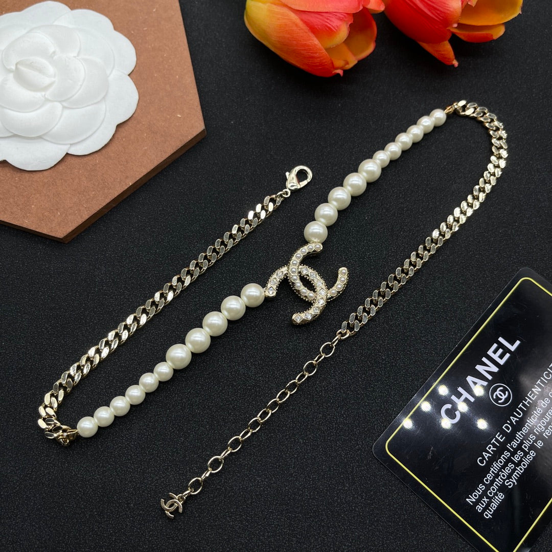 Fashion CC Small Handbag Pendant Necklace