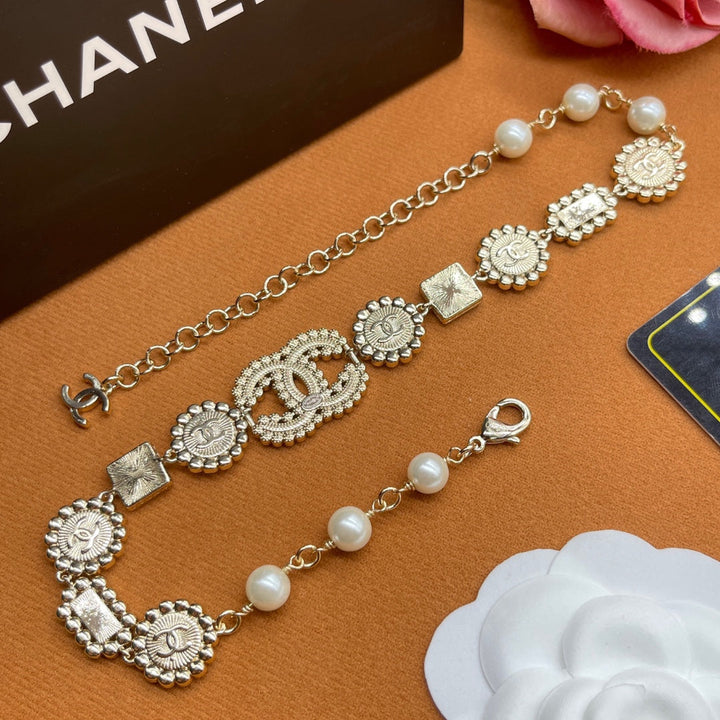 Fashion CC Irregular Pearl Necklace