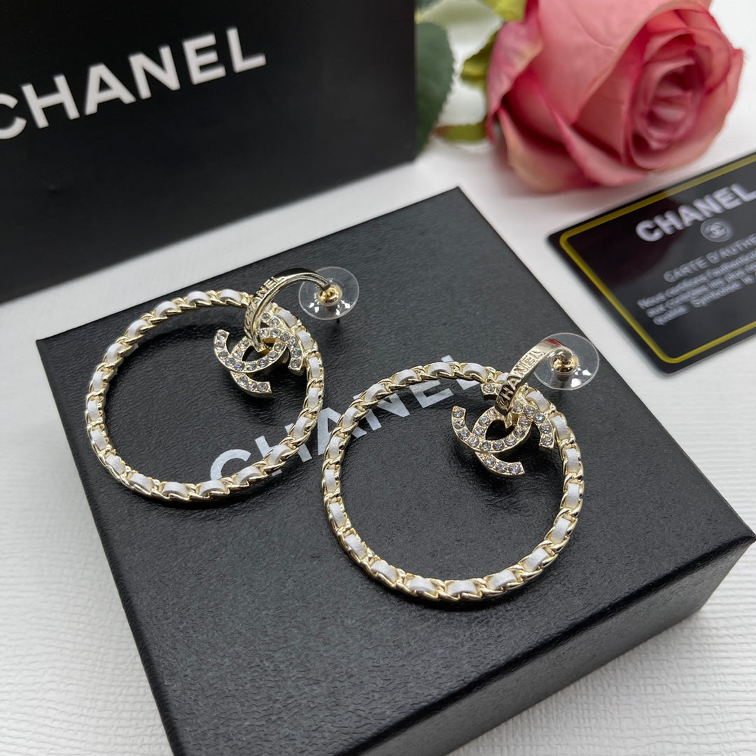 Fashion CC Circle Hollow Earrings