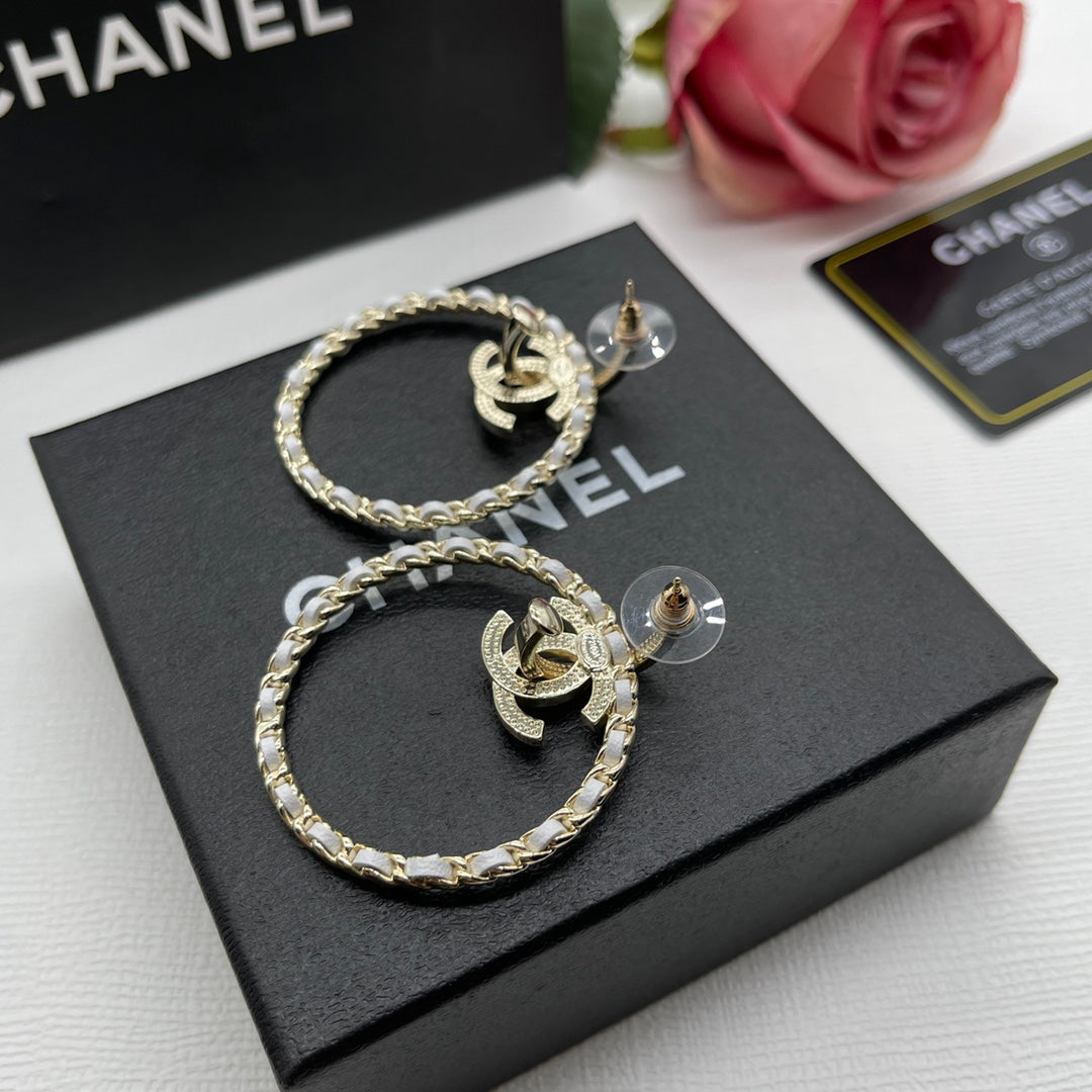 Fashion CC Circle Hollow Earrings