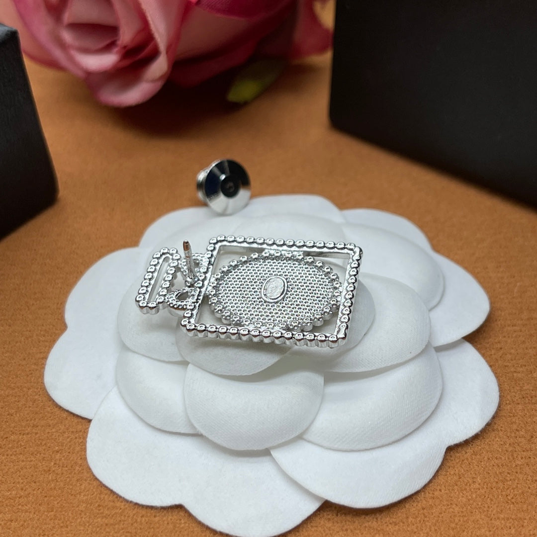 Fashion CC Perfume Bottle Brooch