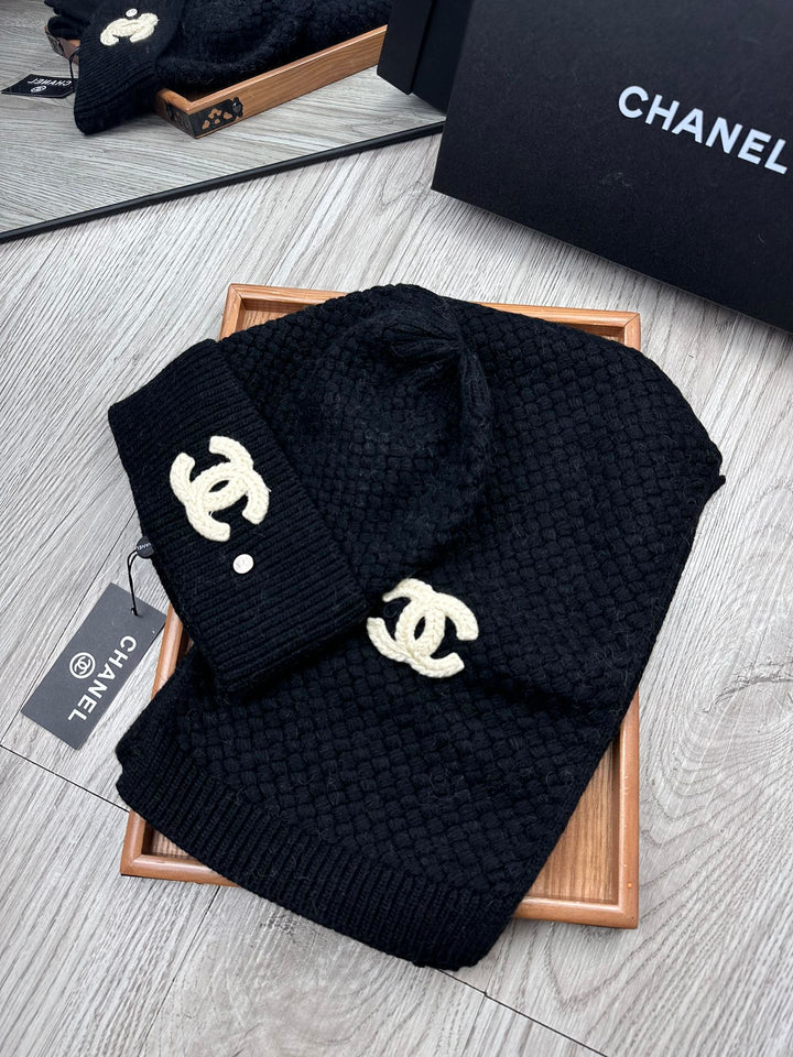 Fashion CC Classic Set Hat ➕Scarf