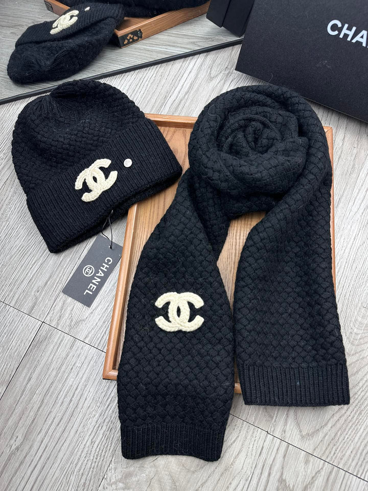 Fashion CC Classic Set Hat ➕Scarf