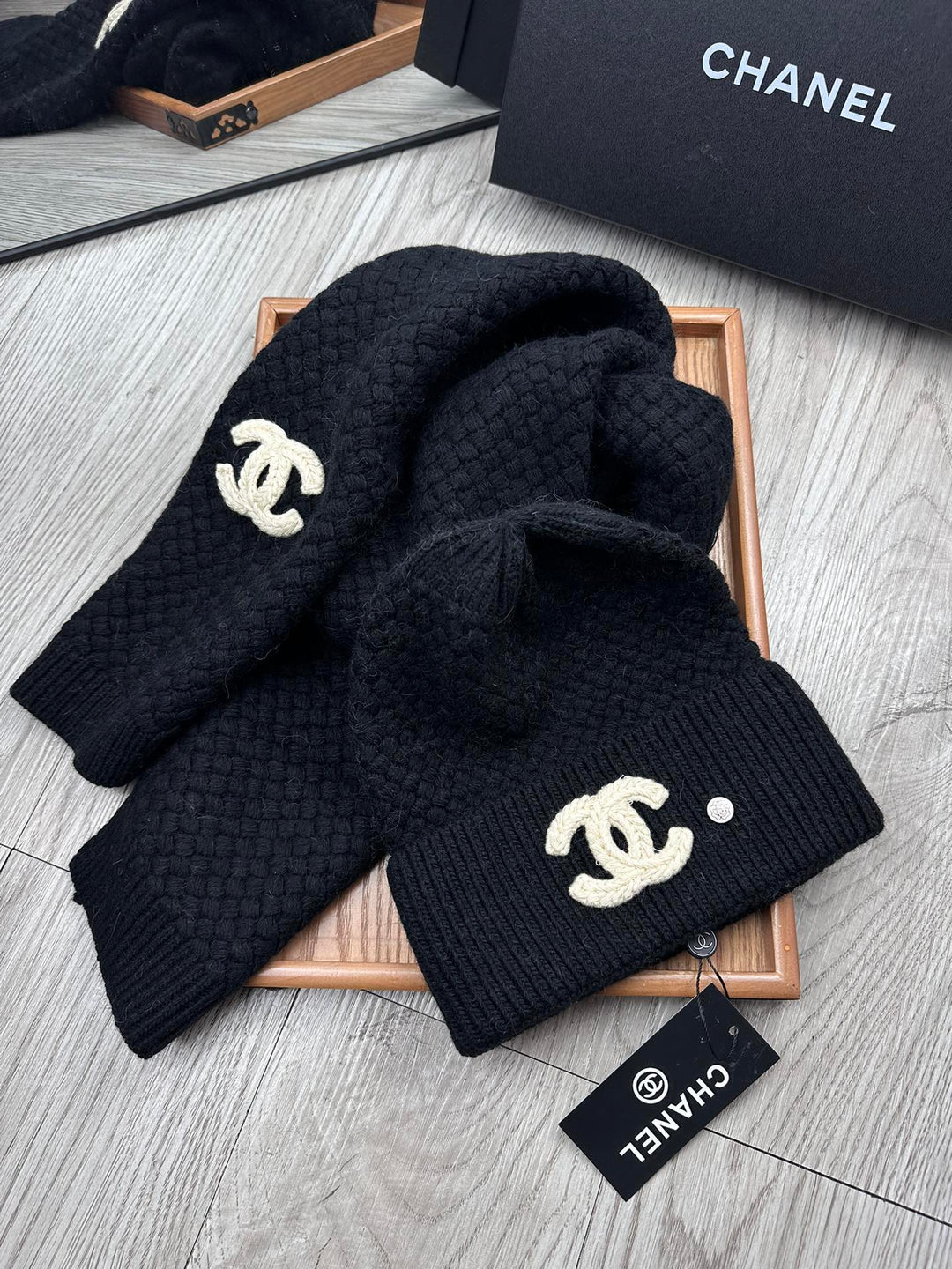 Fashion CC Classic Set Hat ➕Scarf