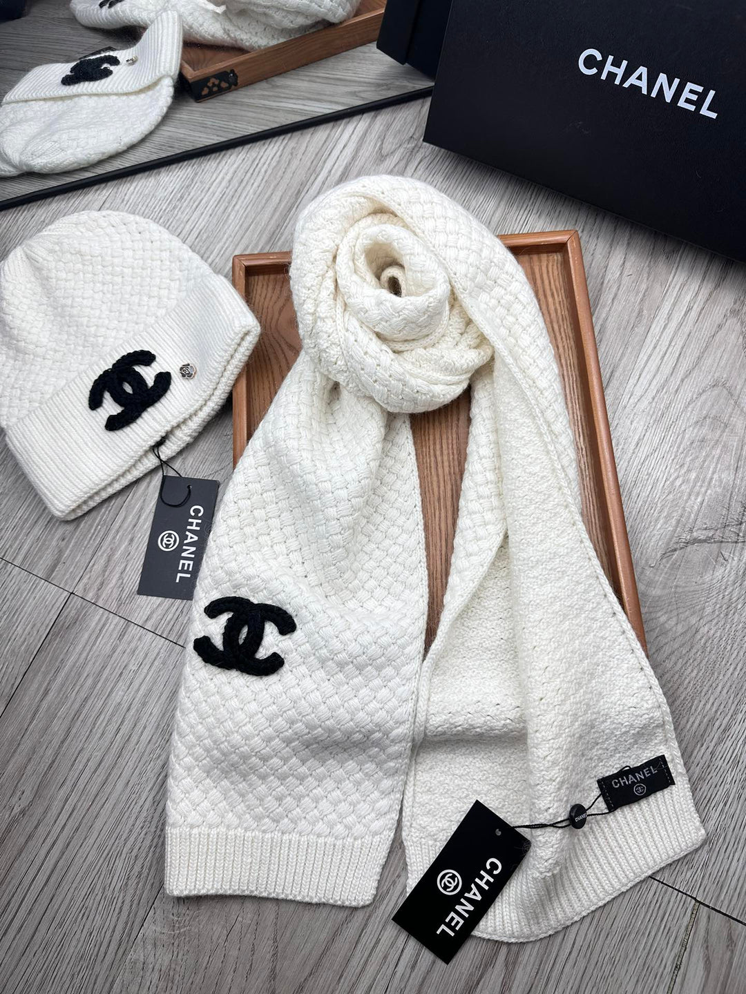 Fashion CC Classic Set Hat ➕Scarf