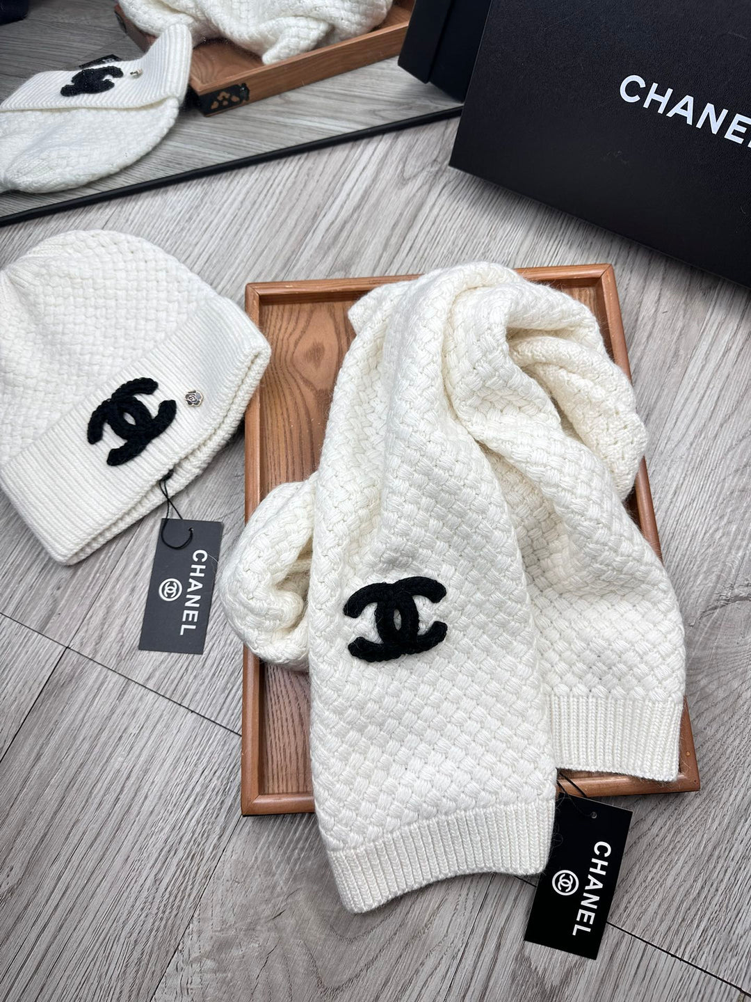 Fashion CC Classic Set Hat ➕Scarf