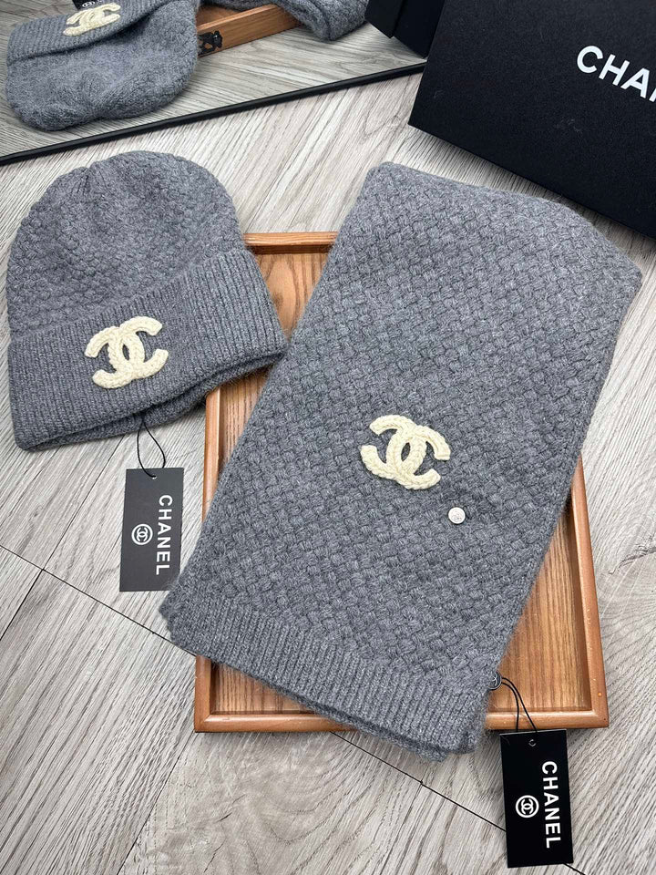 Fashion CC Classic Set Hat ➕Scarf