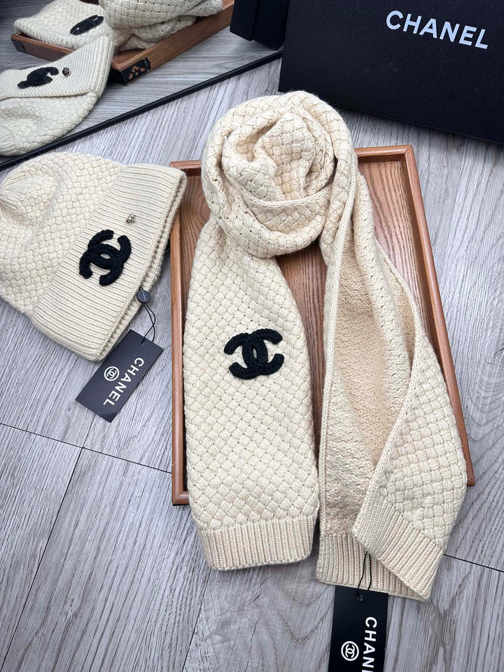 Fashion CC Classic Set Hat ➕Scarf