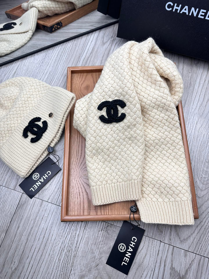 Fashion CC Classic Set Hat ➕Scarf