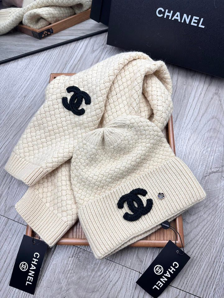 Fashion CC Classic Set Hat ➕Scarf