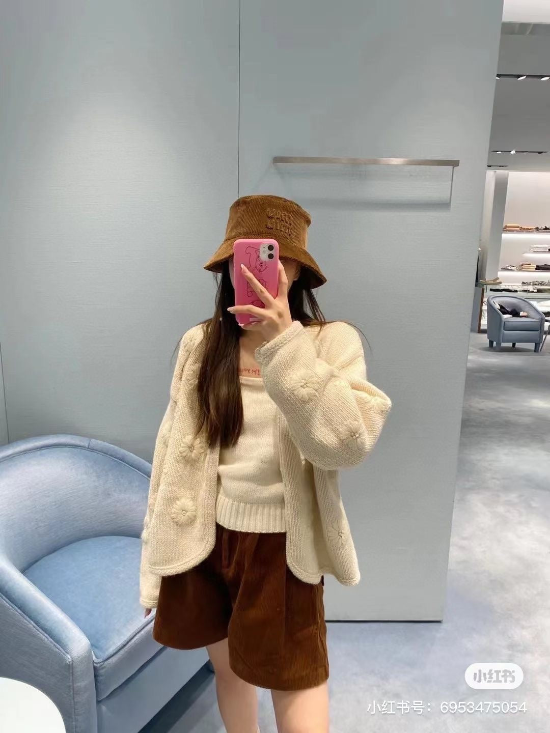 fashion corduroy texture fisherman hat