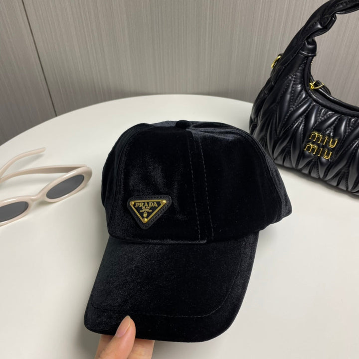 new high quality velvet baseball cap