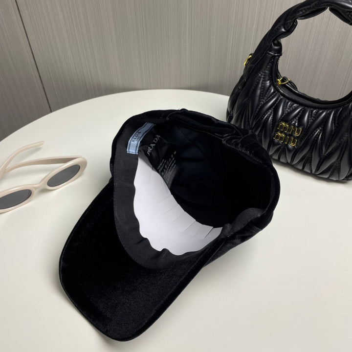 new high quality velvet baseball cap